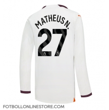 Manchester City Matheus Nunes #27 Replika Bortatröja 2023-24 Långärmad