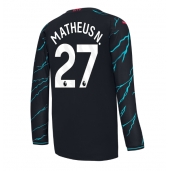 Manchester City Matheus Nunes #27 Replika Tredjetröja 2023-24 Långärmad