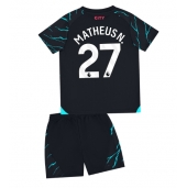 Manchester City Matheus Nunes #27 Replika Tredjetröja Barn 2023-24 Kortärmad (+ byxor)