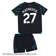 Manchester City Matheus Nunes #27 Replika Tredjetröja Barn 2023-24 Kortärmad (+ byxor)