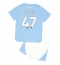 Manchester City Phil Foden #47 Replika Hemmatröja Barn 2023-24 Kortärmad (+ byxor)