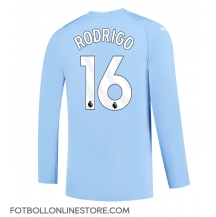 Manchester City Rodri Hernandez #16 Replika Hemmatröja 2023-24 Långärmad