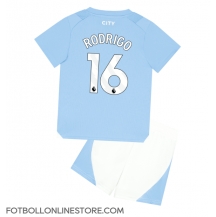 Manchester City Rodri Hernandez #16 Replika Hemmatröja Barn 2023-24 Kortärmad (+ byxor)