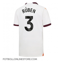 Manchester City Ruben Dias #3 Replika Bortatröja 2023-24 Kortärmad