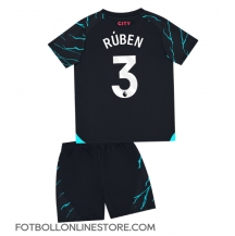 Manchester City Ruben Dias #3 Replika Tredjetröja Barn 2023-24 Kortärmad (+ byxor)