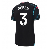 Manchester City Ruben Dias #3 Replika Tredjetröja Dam 2023-24 Kortärmad