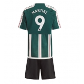 Manchester United Anthony Martial #9 Replika Bortatröja Barn 2023-24 Kortärmad (+ byxor)