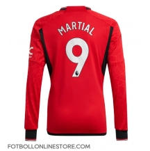 Manchester United Anthony Martial #9 Replika Hemmatröja 2023-24 Långärmad