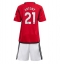 Manchester United Antony #21 Replika Hemmatröja Barn 2023-24 Kortärmad (+ byxor)