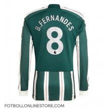 Manchester United Bruno Fernandes #8 Replika Bortatröja 2023-24 Långärmad