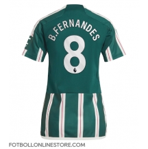 Manchester United Bruno Fernandes #8 Replika Bortatröja Dam 2023-24 Kortärmad