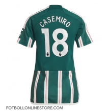 Manchester United Casemiro #18 Replika Bortatröja Dam 2023-24 Kortärmad