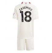 Manchester United Casemiro #18 Replika Tredjetröja Barn 2023-24 Kortärmad (+ byxor)