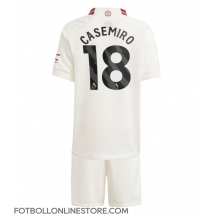 Manchester United Casemiro #18 Replika Tredjetröja Barn 2023-24 Kortärmad (+ byxor)