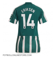 Manchester United Christian Eriksen #14 Replika Bortatröja Dam 2023-24 Kortärmad