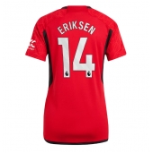 Manchester United Christian Eriksen #14 Replika Hemmatröja Dam 2023-24 Kortärmad