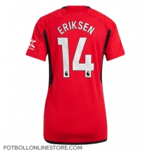 Manchester United Christian Eriksen #14 Replika Hemmatröja Dam 2023-24 Kortärmad