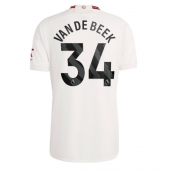 Manchester United Donny van de Beek #34 Replika Tredjetröja 2023-24 Kortärmad