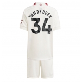 Manchester United Donny van de Beek #34 Replika Tredjetröja Barn 2023-24 Kortärmad (+ byxor)