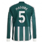 Manchester United Harry Maguire #5 Replika Bortatröja 2023-24 Långärmad