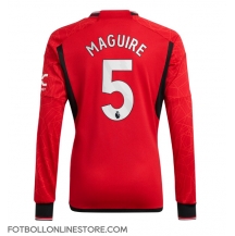 Manchester United Harry Maguire #5 Replika Hemmatröja 2023-24 Långärmad