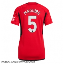 Manchester United Harry Maguire #5 Replika Hemmatröja Dam 2023-24 Kortärmad