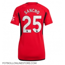 Manchester United Jadon Sancho #25 Replika Hemmatröja Dam 2023-24 Kortärmad
