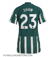 Manchester United Luke Shaw #23 Replika Bortatröja Dam 2023-24 Kortärmad
