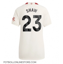 Manchester United Luke Shaw #23 Replika Tredjetröja Dam 2023-24 Kortärmad