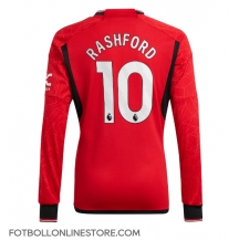 Manchester United Marcus Rashford #10 Replika Hemmatröja 2023-24 Långärmad