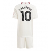 Manchester United Marcus Rashford #10 Replika Tredjetröja Barn 2023-24 Kortärmad (+ byxor)