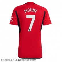 Manchester United Mason Mount #7 Replika Hemmatröja 2023-24 Kortärmad