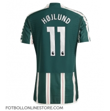 Manchester United Rasmus Hojlund #11 Replika Bortatröja 2023-24 Kortärmad