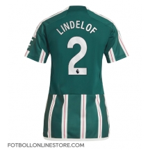 Manchester United Victor Lindelof #2 Replika Bortatröja Dam 2023-24 Kortärmad