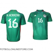 Mexiko Hector Herrera #16 Replika Hemmatröja VM 2022 Kortärmad