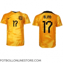 Nederländerna Daley Blind #17 Replika Hemmatröja VM 2022 Kortärmad
