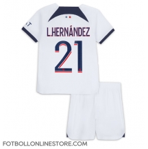 Paris Saint-Germain Lucas Hernandez #21 Replika Bortatröja Barn 2023-24 Kortärmad (+ byxor)