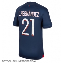 Paris Saint-Germain Lucas Hernandez #21 Replika Hemmatröja 2023-24 Kortärmad