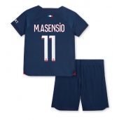 Paris Saint-Germain Marco Asensio #11 Replika Hemmatröja Barn 2023-24 Kortärmad (+ byxor)