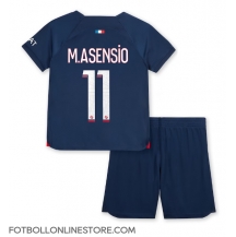 Paris Saint-Germain Marco Asensio #11 Replika Hemmatröja Barn 2023-24 Kortärmad (+ byxor)