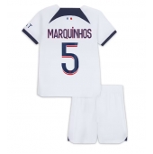 Paris Saint-Germain Marquinhos #5 Replika Bortatröja Barn 2023-24 Kortärmad (+ byxor)