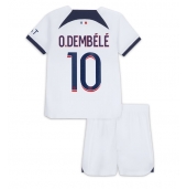 Paris Saint-Germain Ousmane Dembele #10 Replika Bortatröja Barn 2023-24 Kortärmad (+ byxor)