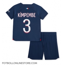 Paris Saint-Germain Presnel Kimpembe #3 Replika Hemmatröja Barn 2023-24 Kortärmad (+ byxor)