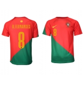 Portugal Bruno Fernandes #8 Replika Hemmatröja VM 2022 Kortärmad