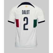 Portugal Diogo Dalot #2 Replika Bortatröja VM 2022 Kortärmad