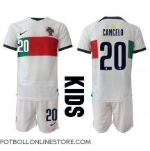 Portugal Joao Cancelo #20 Replika Bortatröja Barn VM 2022 Kortärmad (+ byxor)