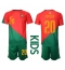 Portugal Joao Cancelo #20 Replika Hemmatröja Barn VM 2022 Kortärmad (+ byxor)