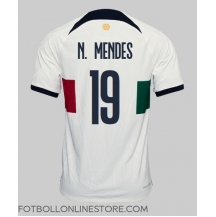 Portugal Nuno Mendes #19 Replika Bortatröja VM 2022 Kortärmad