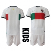 Portugal Replika Bortatröja Barn VM 2022 Kortärmad (+ byxor)