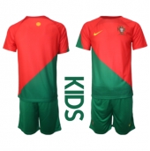 Portugal Replika Hemmatröja Barn VM 2022 Kortärmad (+ byxor)